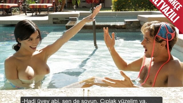 Su Samuru Üvey Kız Kardeşinin Tacizinden Kurtulamayıp Sikti